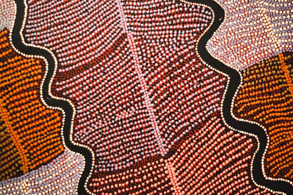 Peinture Aborigène au Musée de Branly